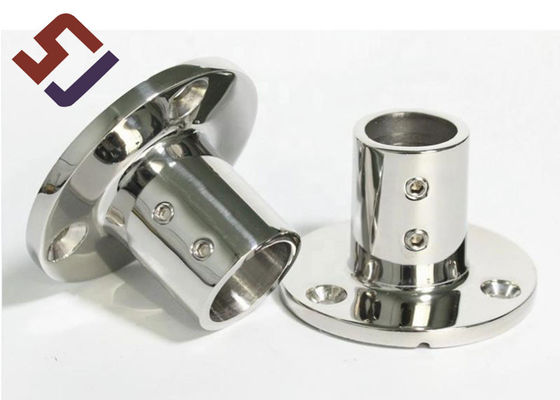 Base de acero inoxidable del puntal de la pieza del carril de mano del barco del hardware que cabe 316