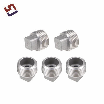 Conector de ajuste de tubería de acero inoxidable con hilo de fundición personalizado de 90 grados
