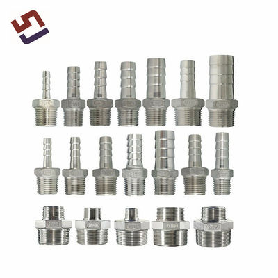 OEM fundición de precisión encaje de manguera femenina conector de manguera hidráulica doble encajes de tubería hexagonal