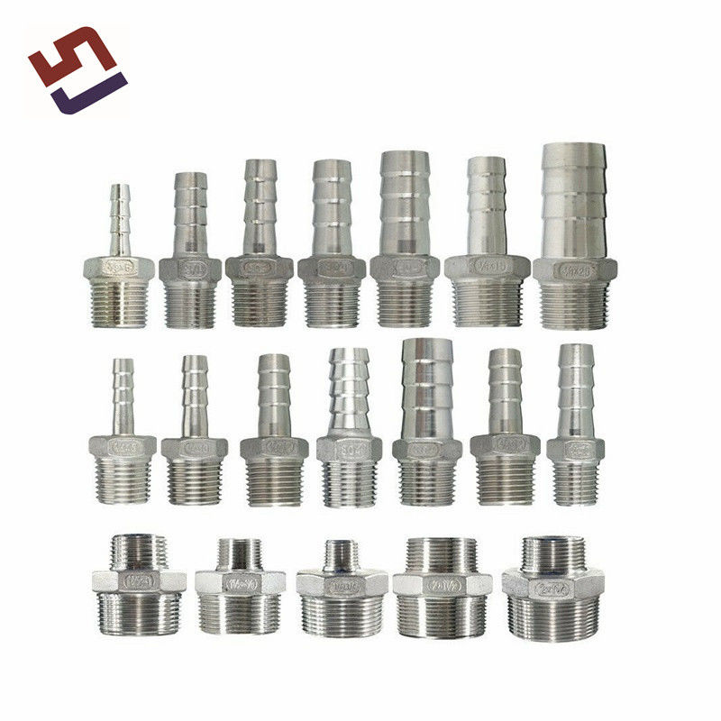 OEM fundición de precisión encaje de manguera femenina conector de manguera hidráulica doble encajes de tubería hexagonal
